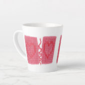 TWO HEARTS KNIT Latte Tasse (Linke Ecke)