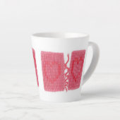 TWO HEARTS KNIT Latte Tasse (Rechte Ecke)