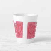 TWO HEARTS KNIT Latte Tasse (Vorderseite)