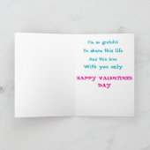 Two hearts one beautiful shore karte (Innenseite)