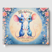 Two Hearts, One Love – Wedding Mice. Gästebuch (Vorderseite)
