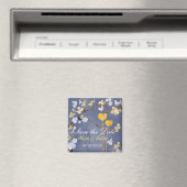 Two Hearts Save the Date Wedding Magnet (In Situ (Geschirrspüler))