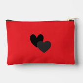 Two Hearts Small Zubehörtasche (Rückseite)