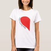 Two Hearts Together - Coupels Design T-Shirt (Vorderseite)
