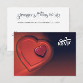 Two Hearts UAWG (Version 3) RSVP Karte (Vorne/Hinten)
