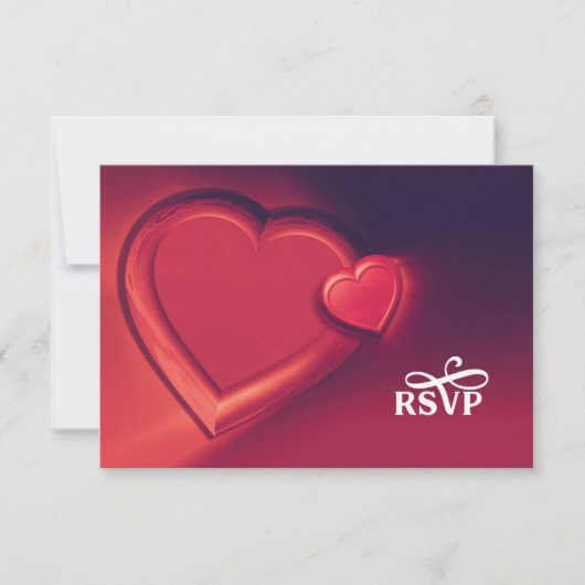 Two Hearts UAWG (Version 4) RSVP Karte (Vorderseite)