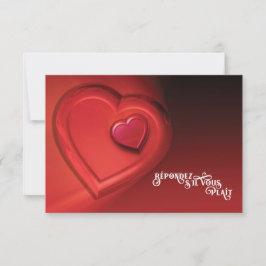 Two Hearts UAWG (Version 7) RSVP Karte