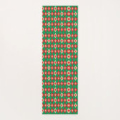 Two identical sections of colorful geometric  yogamatte (Rückseite)