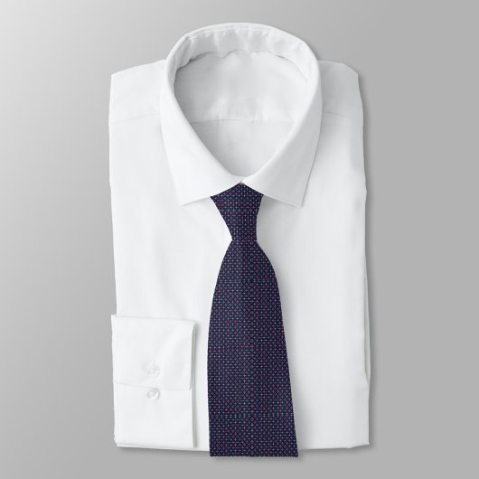 Two images of a dark blue tie against a white back krawatte