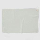 Two images of a light gray textured towel golfhandtuch (Horizontal)