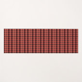Two images of a red and black plaid rectangular  yogamatte (Vorderseite (Horizontal))