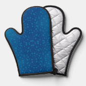Two images of an oven mitt are shown ofenhandschuh (Vorderseite/Rückseite)