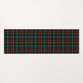 Two images show a tartan pattern on white cards yogamatte (Rückseite (Horizontal))