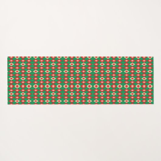 Two images showcasing a rectangular patterned  yogamatte (Rückseite (Horizontal))