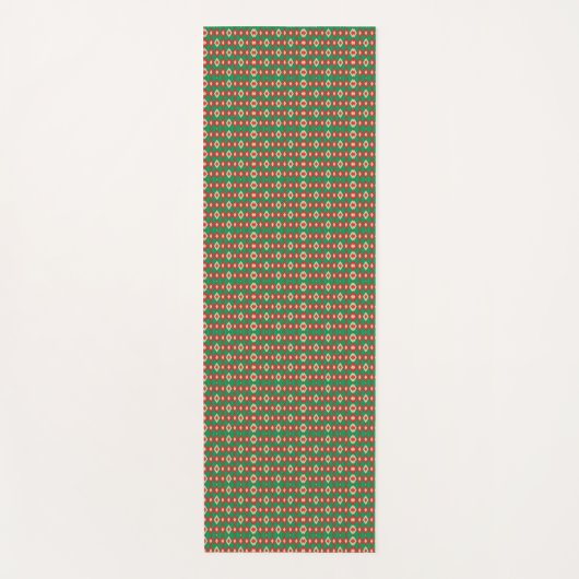 Two images showcasing a rectangular patterned  yogamatte (Vorderseite)