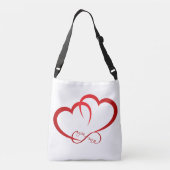 Two In Love Cross-Body Bag Tragetaschen Mit Langen Trägern (Rückseite)