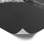 Two infrared palm trees. poster (Ecke)