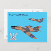 Two Israeli Supermysterien Postkarte (Vorne/Hinten)