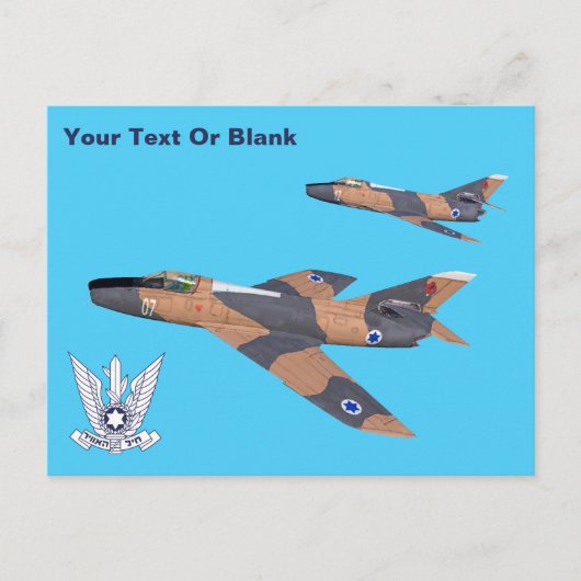 Two Israeli Supermysterien Postkarte (Vorderseite)