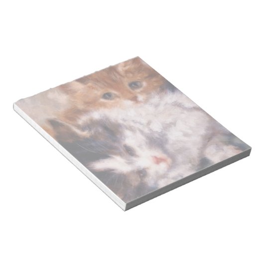 Two Kittens Snuggle von Henriëtte Ronner Knip Notizblock (angewinkelt)