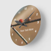 Two Ladybugs Playing Follow The Leader Nature Runde Wanduhr (Winkel)