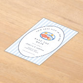 Two Less Fish in The Sea Save the Date  Acryleinladungen (Ablage )