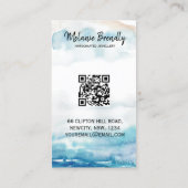 Two Less Fish in The Sea Summer Earring Display Visitenkarte (Rückseite)