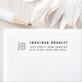 Two Letter Monogram Simple Typografy Address (Insitu)