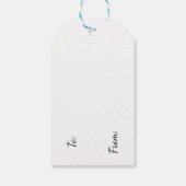 Two Little Birds On A Branch Geschenkanhänger (Rückseite)