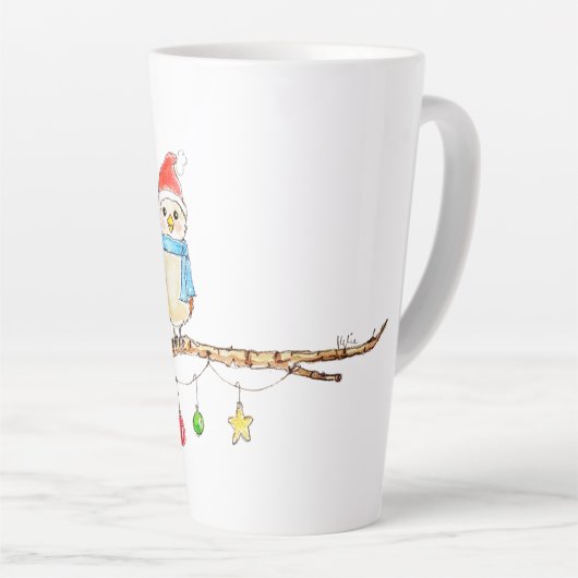 Two Little Birds On A Branch Milchtasse (Rechte Ecke)