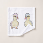 Two Little Ducks Badhandtuch Set (Waschlappen)