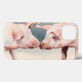 Two Little Piggies 2012 Case-Mate iPhone Hülle (Rückseite (Horizontal))