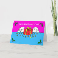 Two Little Sheep Gift Christmas Card