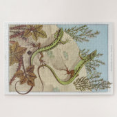 Two Lizards Vintage Illustration Puzzle (Horizontal)