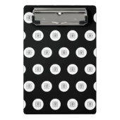 Two Logo Step Repeat Mini clipboard Klemmbrett (Vorderseite)