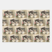 Two lovely Victorian kittens Geschenkpapier Set (Vorderseite 3)