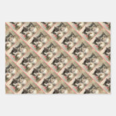 Two lovely Victorian kittens Geschenkpapier Set (Vorderseite 2)
