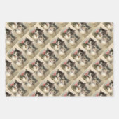 Two lovely Victorian kittens Geschenkpapier Set (Vorderseite)