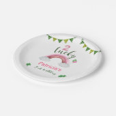 Two Lucky 2nd Birthday Pappteller (Schrägansicht)