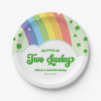 Two Lucky Charm Rainbow 2. Geburtstags-Party