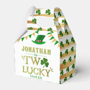 Two Lucky St. Patrick's Day 2. Geburtstag Geschenkschachtel