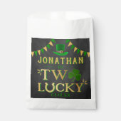 Two Lucky St. Patrick's Day 2. Geburtstag Geschenktütchen (Vorderseite)