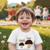 Two mashrooms baby strampler