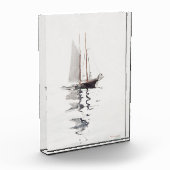 Two-masted Schooner with Dory by Winslow Homer Fotoblock (Links)