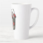 Two MICE Stealing Cherries, Bucket of Cherries Art Milchtasse (Rechts)