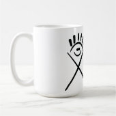 Two Minimal Friends – Line Art  Kaffeetasse (Links)