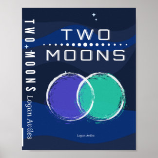 TWO MOONS Basic Vertikales Poster