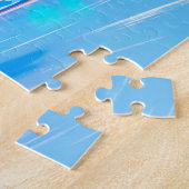 Two Moose Speed Skating on an Icy Track Puzzle (Seite)