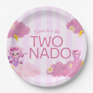 Two-Nado Geburtstag, 2. Geburtstagsfeier, Tornado Pappteller