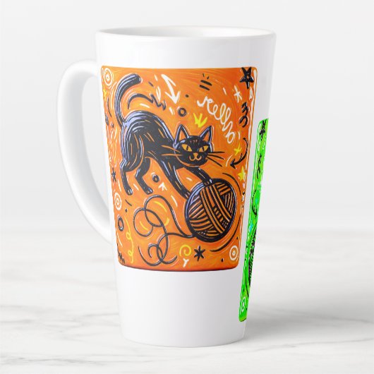 Two Neon Cat Milchtasse (Linke Ecke)